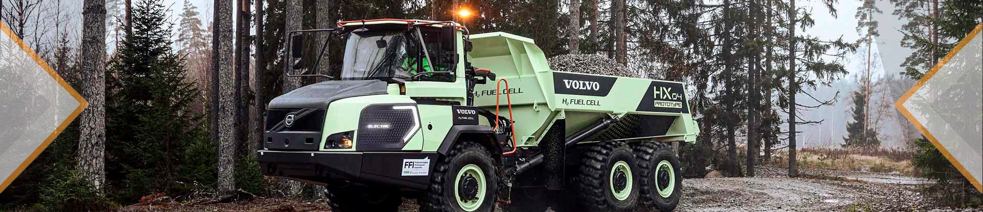 El nuevo camión articulado de VOLVO CE impulsado por hidrógeno.